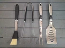 Bakers & Chefs 4 Piece Bbq Grilling Tool Set. Fixed Price $14.85.