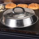 Blackstone 12" Round Basting/melting/steaming Cover, Stainless Steel, New. Fixed Price $22.73.