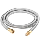 Shinestar 6 Ft Propane B07DKYYDSW Braided Extension Hose, Silver. Fixed Price $31.78.