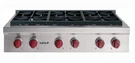 Wolf SRT366 Inch Pro-style Gas Rangetop With Dual-stacked Sealed Burners. Fixed Price $5270.00.