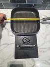 Retired Pampered Chef 11" Non-stick Square Grill Pan & Press. Fixed Price $59.99.