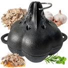 Bolvoud Cast Iron Smoker Roaster & Garlic Roster Baker, Box, Preseason.... Fixed Price $47.57.