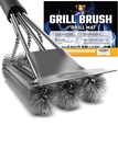 Extra Long Brush Scraper Heavy Duty 17" Alpha Grillers New. Fixed Price $14.00.