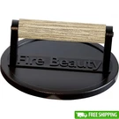 Heavy Duty Cast Iron Grill Press Bacon Burger Comfort Grip Wooden Handle. Fixed Price $21.86.