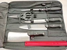 Berghoff 5-PIECE Knife & Tool Set Folding Chef Bag Forged Stainless. Fixed Price $59.99.