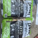 Cowboy 51312T Charcoal Apple Smoking Wood Chips 180 Cu. In. Lot Of. Fixed Price $29.99.