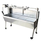 46" Stainless Steel Roaster 110V Bbq Barbecue Meat Outdoor Grill Set Charcoal. Fixed Price $475.64.