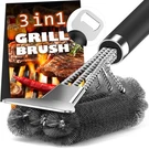 Grill Brush SCRAPER-18 Adjustable Handle Safe Bbq 3-BRANCH, Matte Black. Fixed Price $26.71.