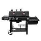 Texas Trio 3-BURNER Gas & Grill And Smoker, Push Button Ignite, Dual Tem.... Fixed Price $1195.27.