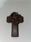 Hand Forged Iron Cross Flower From Jan Barboglio-guadelupe Of Kingdom. Fixed Price $135.00.