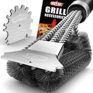 Grillart Brush And SCRAPER,18 Inch Bbq Cleaning Kit, Safe Wire. Fixed Price $37.24.