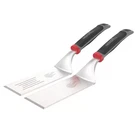 Daytona Stainless Steel Outdoor Kitchen Griddle Spatula 2-PIECE Set. Fixed Price $25.96.