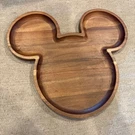 New Picnic Time Disney Mickey Mouse 16" Acacia Wood Serving Board. Fixed Price $35.00.