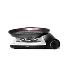 Techef Stovetop Korean Bbq Non-stick Grill Pan With Agni Portable Gas Stove.... Fixed Price $146.08.
