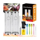 Rolling Grill Baskets (2PCS), Stainless Steel Basket, Dishwas... Fast Ship. Fixed Price $30.99.