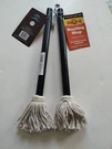 2MR. Bar-b-q Old Fashioned Basting Mop Brush Hardwood And Cotton W/ Hanging Loop. Fixed Price $18.99.