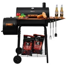 Royal Gourmet Barrel Charcoal With Offset Smoker For Outdoor Grilling. Fixed Price $129.99.