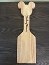Disney Mickey Mouse Wooden Grill Scraper With Steel Bottle Opener Never Used 16". Fixed Price $12.99.