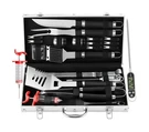 Grilljoy 24PCS Bbq Tools Set With Meat Thermometer And Injector - Extra.... Fixed Price $46.45.