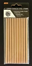New! Copper Cocktail Straws 12PCS Bareware Home Bartender Mixing Sticks. Fixed Price $13.98.