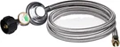 Dozyant 5 Feet Propane Regulator Hose Replacement With Tank Gauge, Stain. Fixed Price $34.70.