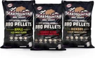 Bear Mountain 3-PACK Wood Pellets For Smoker, Grill & Bbq, 20 Lb, Apple, Hickory. Fixed Price $82.79.