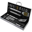 15 Pc Bbq Grill Tool Kit Spatula Tongs Brush Great Gift Barbeque Set With Case. Fixed Price $32.99.