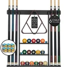 Pool Cue Rack - Stick Wall Mount With 16 Ball Holders & Pack Of.... Fixed Price $101.55.