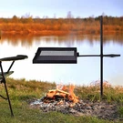 Heavy Duty Steel Cook Grate Outdoor Swivel Campfire Foldable Square Grill. Fixed Price $22.07.