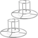 Beer Can Chicken Holder, 2 Pack Stainless Steel Rack Stand, Butt. Fixed Price $20.11.