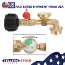 Propane Refill Adapter W/gauge & Control Valve 1 Lb Bottles From 20 Tank. Fixed Price $11.20.