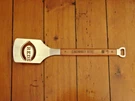 The Sportula Cincinnati Reds Wood Handle Metal Spatula Bottle Opener. Fixed Price $9.95.