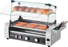 Hot Dog Roller, 12 Rollers, Stainless Steel Sausage Grill Cooker, 750W. Fixed Price $166.16.