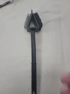 12412 New Flame Glo Grilling 3 Brush. 14 In, Black. Fixed Price $8.00.