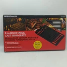 Brinkmann 8" Adjustable Cast Iron Gate 812-7228-S Porcelain Coated Replacement. Fixed Price $22.49.