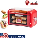 Extra Large 8 Hot Dog & Bun Toaster Oven Stainless Steel Grill Rollers Us. Fixed Price $119.99.