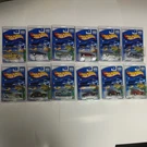 Hot Wheels 2002 Treasure Hunt Complete Set Mint On Card, Stored, With Cases. Fixed Price $136.00.
