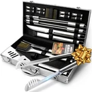 Grillart Bbq Utensil Tools Set Reinforced Tongs 19-PIECE. Fixed Price $103.83.