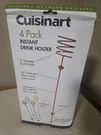 Cuisinart CDH-444 Drink Stakes Party Pack 4-PIECES New Box. Fixed Price $12.00.