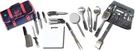 King Kooker 1660 16-PIECE Stainless-steel Tailgating Utensil Set With Carryin.... Fixed Price $78.74.