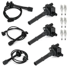 3PCS UF156 Ignition Coils & 6PCS Iridium Spark Plugs Wires .... Fixed Price $136.29.
