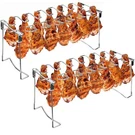Triceratops 2 Packs Grill Rack, Chicken Leg And Wing 14 Slots Bbq Chick.... Fixed Price $24.41.
