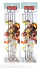 Set Of 2 Good Cook Flat-sided (prevents Twisting) Metal Skewers 4-PACK Bpa Free. Fixed Price $15.00.