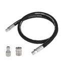 Nuflysic Pressure Washer Whip Hose Power Jumper 2 Ft, Black+silvery. Fixed Price $27.46.