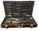 Charmglow New Ss Bbq Carving Grilling Utensils Tools Heavy Duty 12 Pc Set. Fixed Price $159.95.