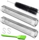 Pack Or 12'' Stainless Steel Bbq Wood Pellet Tube Smoke. Fixed Price $22.97.