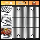 17" Porcelain Coated Cast Iron Grates For 4/5 Burner Gas Grills, Bbq Repla. Fixed Price $159.99.