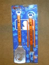 Rare! 2012 Baltimore Orioles Mlb 3 Piece Bbq Grill Tools Tongs Spatula Fork New. Fixed Price $28.95.