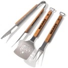 Nfl Bbq Tool Set Stainless Steel Spatula Tongs Grill Fork W/ Bottle Opener New. Fixed Price $76.60.