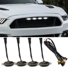 4PCS Led Grill Lights, Bright Car Front Drl Lamps With Wiring Harness,. Fixed Price $14.67.